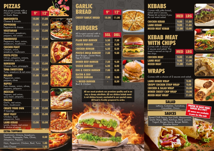 LCP38849 Posta Pizza A4 (U-Fold)